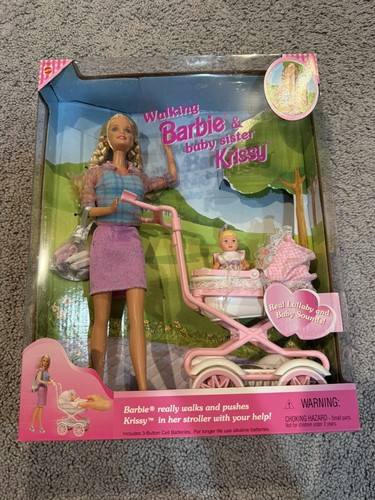 Mattel walking barbie baby - walking,