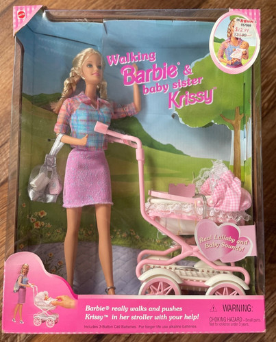 Mattel walking barbie baby - walking,